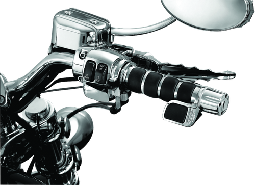 Kuryakyn Premium ISO Grip With Throttle Boss Dual Cable Chrome - Foto 2 di 2