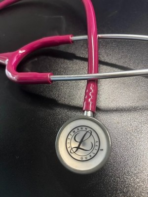 3M Littmann Pediatric Stethoscope, Raspberry Tube - Used, Excellent Condition