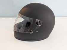 Biltwell Gringo S Motorcycle Helmet w Storage Bag Matte Black - Size Small