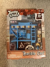 Teeny Tinies Teeny Barista Cart Mini Playset 20 Piece Miniatures NEW