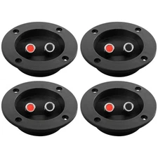 4PCS 3.5" Speaker Box Terminal Cup, Spring Round Subwoofer Box Terminal Bindi...