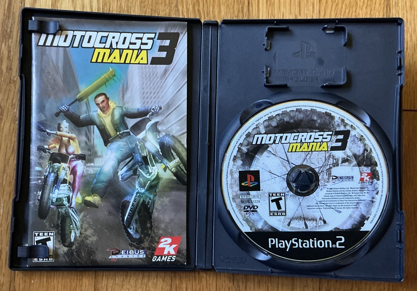Motocross Mania 3 PS2 PlayStation 2 Video Game Complete with Manual