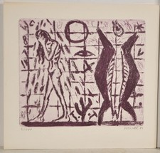 Jürgen Wenzel / 1981 / aguafuerte / 100 ejemplares / firmado a mano