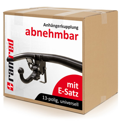 Für Transit Courier 14-23 ANHÄNGEKUPPLUNG abnehmbar + 13pol universell E-Satz