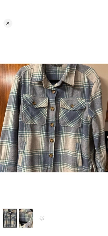 Cute Ladies Plaid Shacket