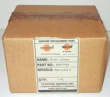 KERO-SUN TOYOSTOVE 20471709 GLASS CYLINDER MANTLE CHIMNEY RSA-8 Rad-8 NOS