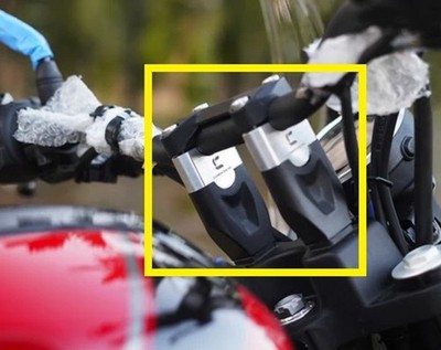 Straight Handlebar Riser (Silver) Fit for YAMAHA XSR 155