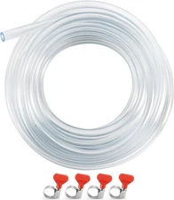 10FT Kegerator Beer Line Tubing, 3/16 Food Safe 10ft Lines, transparent 