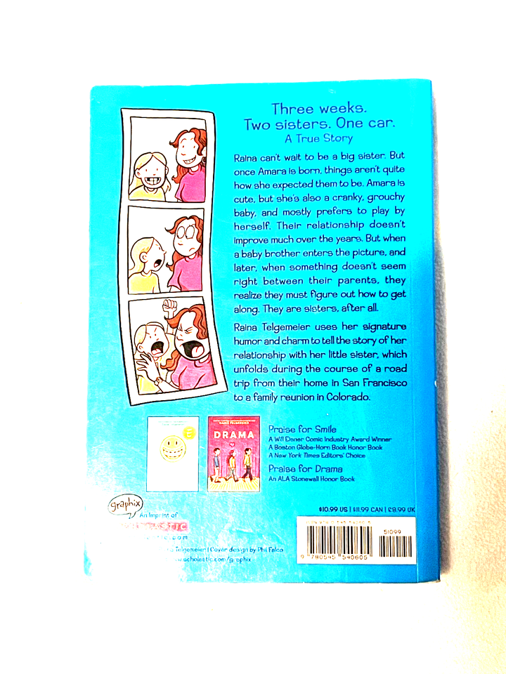 Raina Telgemeier books sisters, smile, guts. LOT eBay