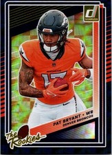 2025 Donruss The Rookies #13 Pat Bryant Rookie Card RC Denver Broncos Illinois
