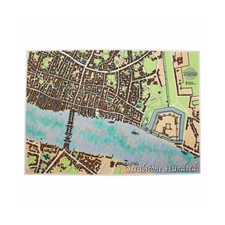 All Rolled Up RPG Map of the Ossultone Hundred Fabric A2 Map New