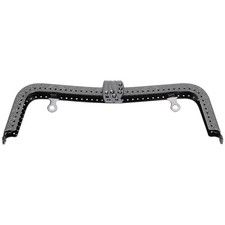 (Gun Color B01-02700479) Metal Bag Frame 20cm Bag Frame Retro