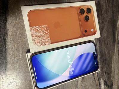 Apple iPhone Orange Wi-Fi Bluetooth Front Camera Facial Recognition with Box