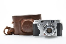 Exc 5 Konica II Rangefinder Camera Hexanon 50mm F2.8 Lens w/case From JAPAN