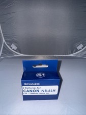 BM 2X NB-6L NB-6LH Batteries For Canon SX170 IS, SX260 HS, SX280 HS, SX540 HS