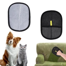 2 guantes antiestáticos para eliminar el pelo de mascotas
