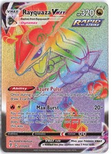 Rayquaza VMAX 217/203 Rainbow Rare Evolving Skies Pokemon NM on eBay