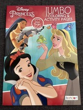 Disney Princess Jumbo Coloring  Activity Book Games, Puzzles,  Coloring Pages