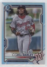 2021 Bowman Draft Chrome Sky Blue Refractor Jordy Barley #BDC-6 0h5y