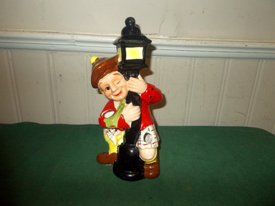 DRUNK SCOTSMAN CERAMIC BAR UTENSIL HOLDER 1950S MADE IN JAPAN