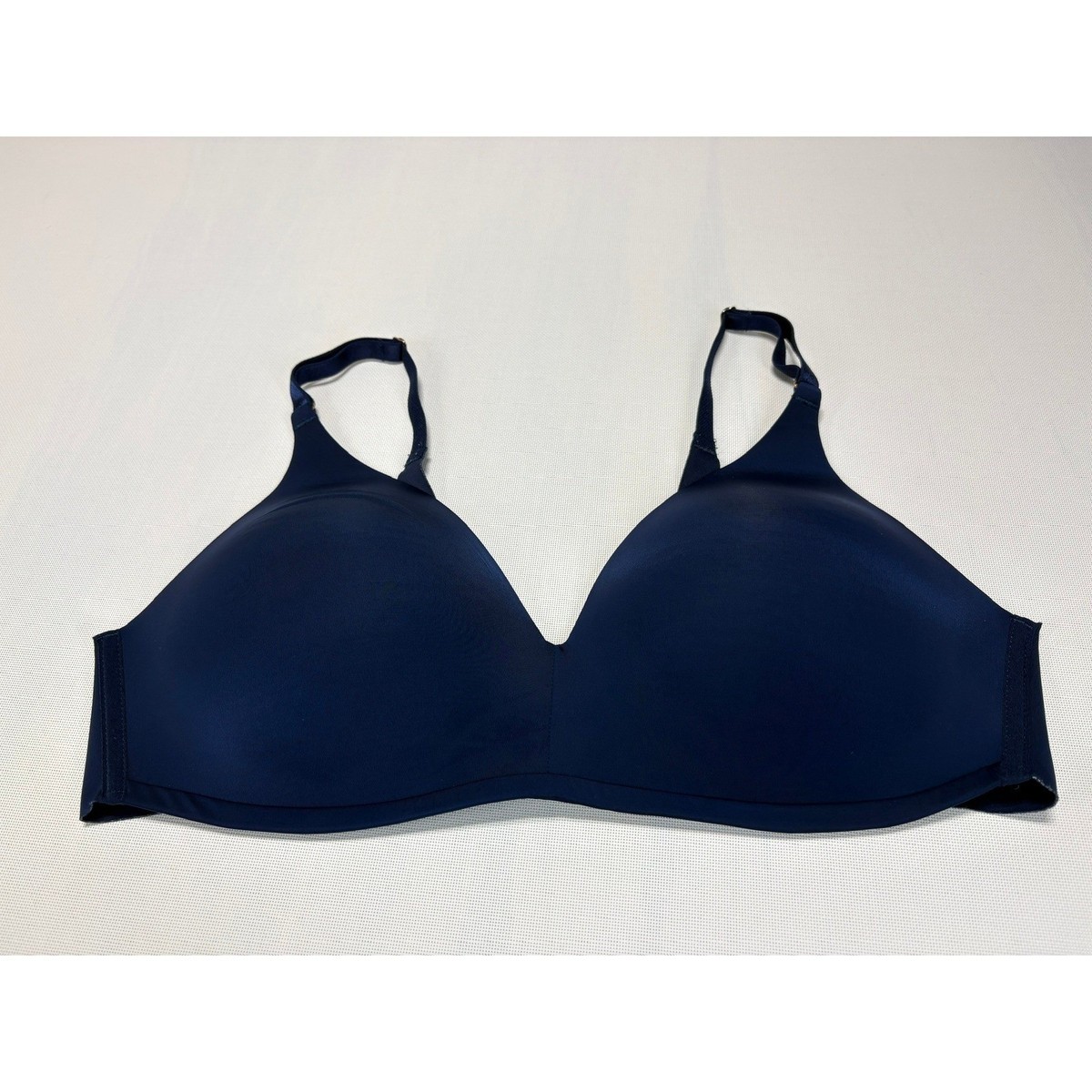 Soma Vanishing 360 Wireless Bra 38B – Navy Blue T-Shirt Style View 2