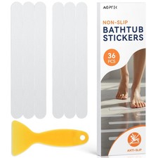 AGPTEK 36PCS Bathtub Non Slip Stickers, Anti-Slip Shower Strips with Clear