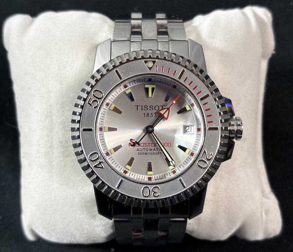 Tissot Seastar 1000 Silver Men's Watch - A464/564 for sale online