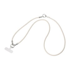 Phone Lanyard, 25.6 Inch Crossbody Cellphone Strap with Tether Tabs, White