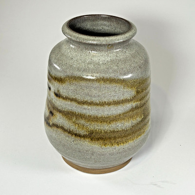 John Vasey Studiokeramik Krug, Reduktion gebrannter Steinzeugkrug - Vase