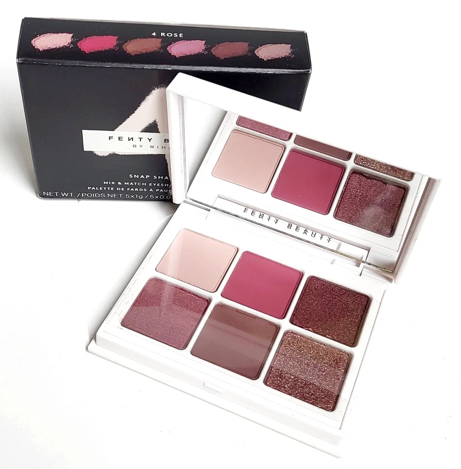 Paleta de Sombras Fenty Snap Shadow Mix & Match Rosa Romântica Rosa Nova com Caixa - Imagem 3 de 4