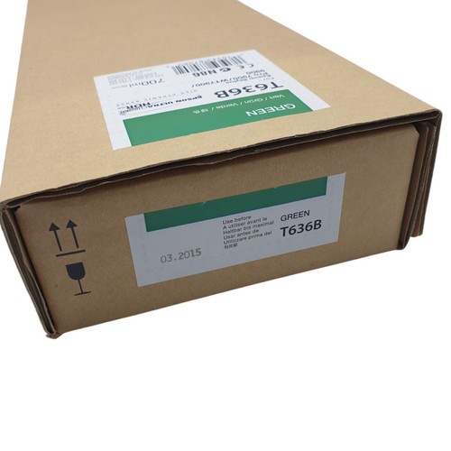 Epson T636B Green Ink Cartridge High Capacity Genuine Original C13T636B00 Stylus - Picture 3 of 13