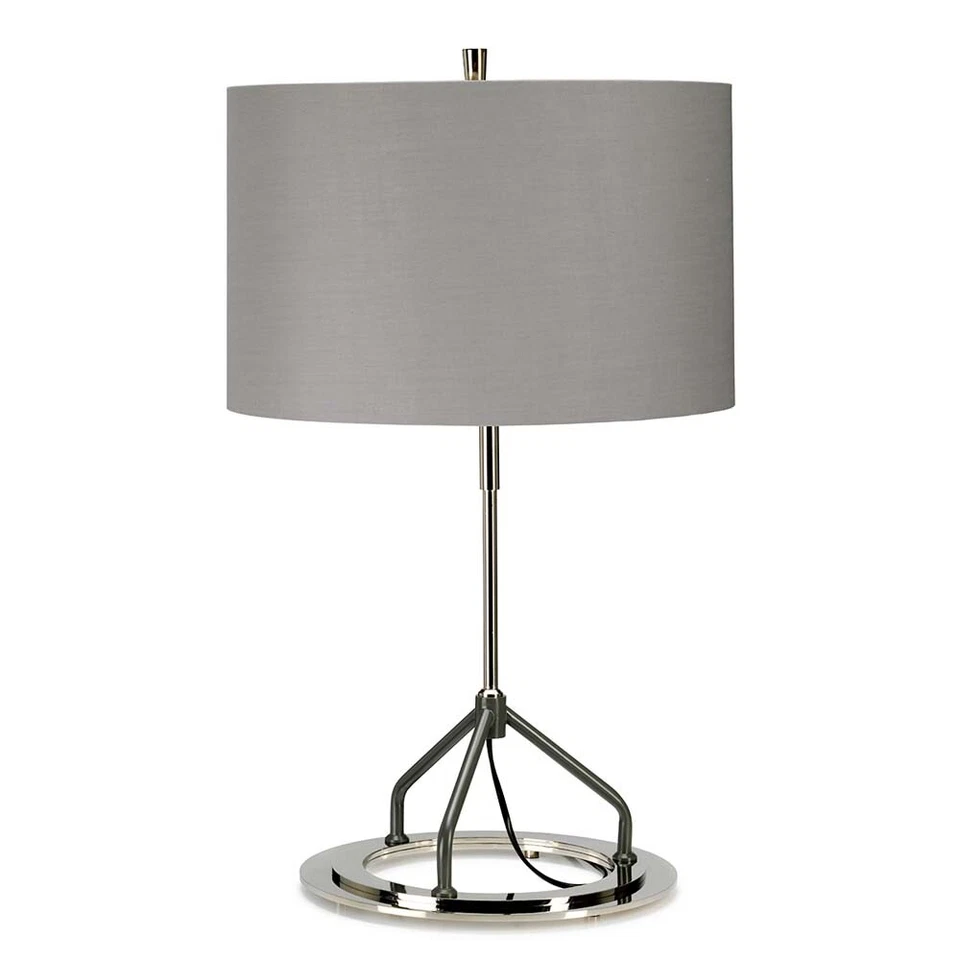 Lampe De Table Lampe D'Appoint Lampe De Nuit Grise D 40 Cm Lampe De Chambre - Photo 1/1