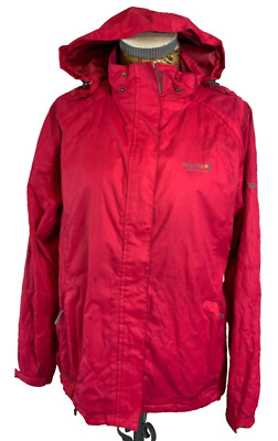 REGATTA JACKET 12 PINK Detached Hood ISOTEX Waterproof Breathable Lined Outdoor