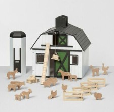 HEARTH & HAND Magnolia Toy Wood Farm Set Barn SOLD OUT 24-Piece JOANNA GAINES