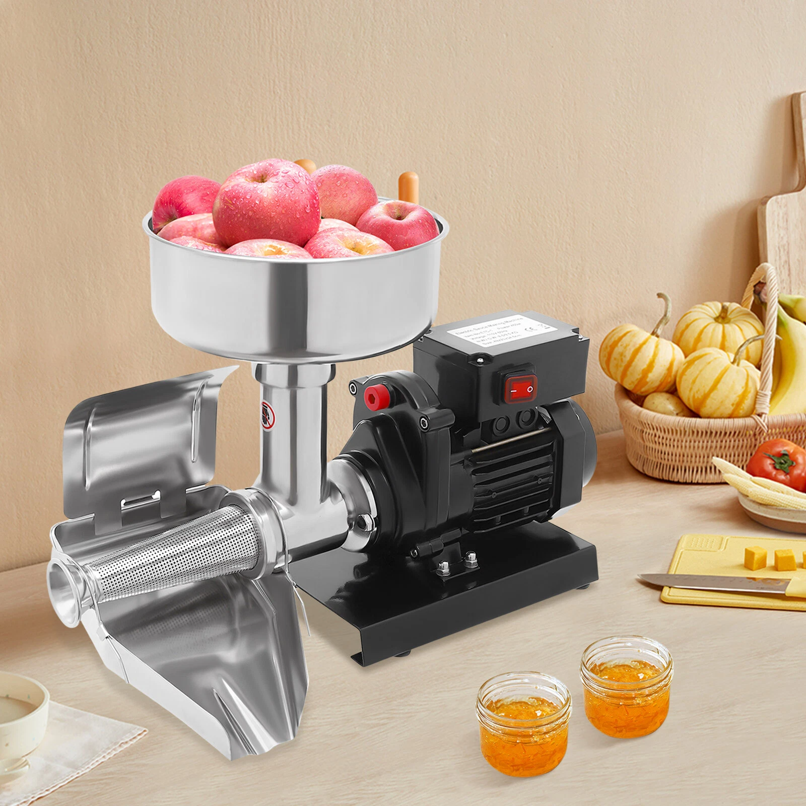 Electric Tomato Strainer Machine Tomato Sauce Jam Maker For Strawberry Blueberry