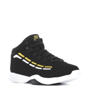 fila black leather trainers