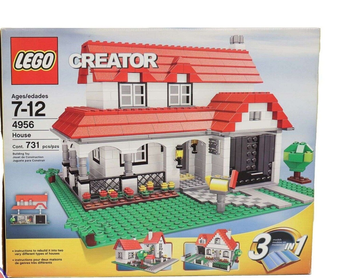 LEGO 4956 Creator House 3-in-1 W Box And Instructions 2007 | eBay