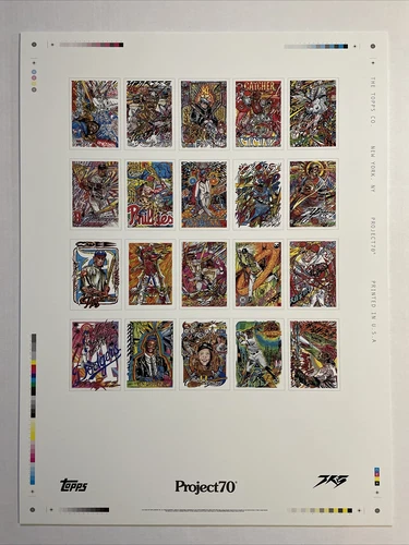 Topps Project 70 JK5 Gold Stamped Limited Ed. 18X24 Poster