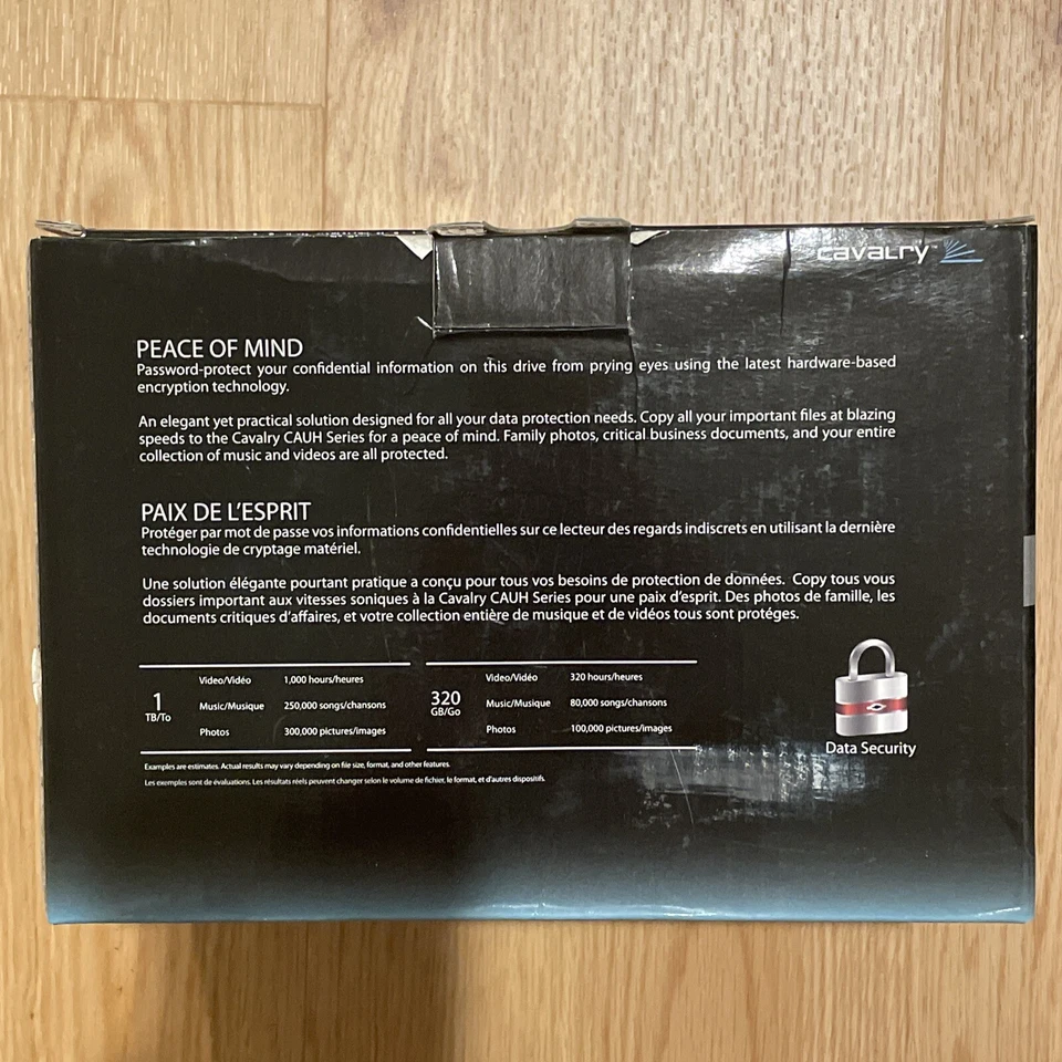 NEW Cavalry External Hard Drive Enclosure USB 2.0 Password Protect Security - Image 2 of 3