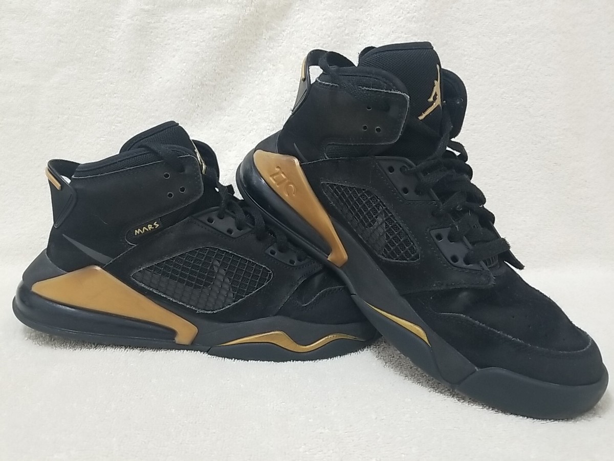Nike Air Jordan MARS 270 GS BQ6508-007 Black Gold Youth Size 7