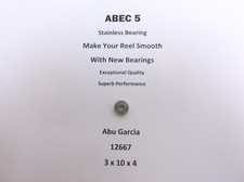 Abu Garcia Part 5500 DA Amb 12667 ABEC 5 Stainless Bearing 3 x 10 x 4 01