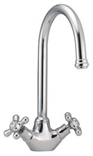 Deva SM057 Venetian Traditional Chrome Mono Kitchen Sink Mixer Tap Low Pressure