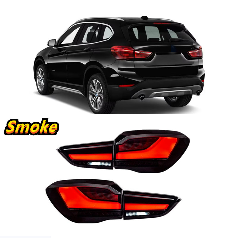 2016-2019 BMW X1 F48 Smoked Black LED Tail Lights Rear Lamps  