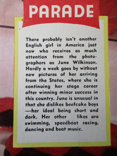 Parade Magazines June 24th 1961 Mara Lane Cover EBay