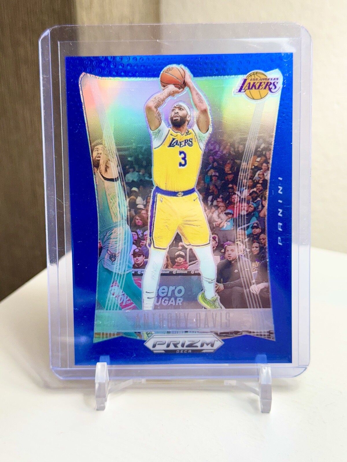 2023-24 Panini Prizm Deca - Blue Prizm #52 Anthony Davis /149