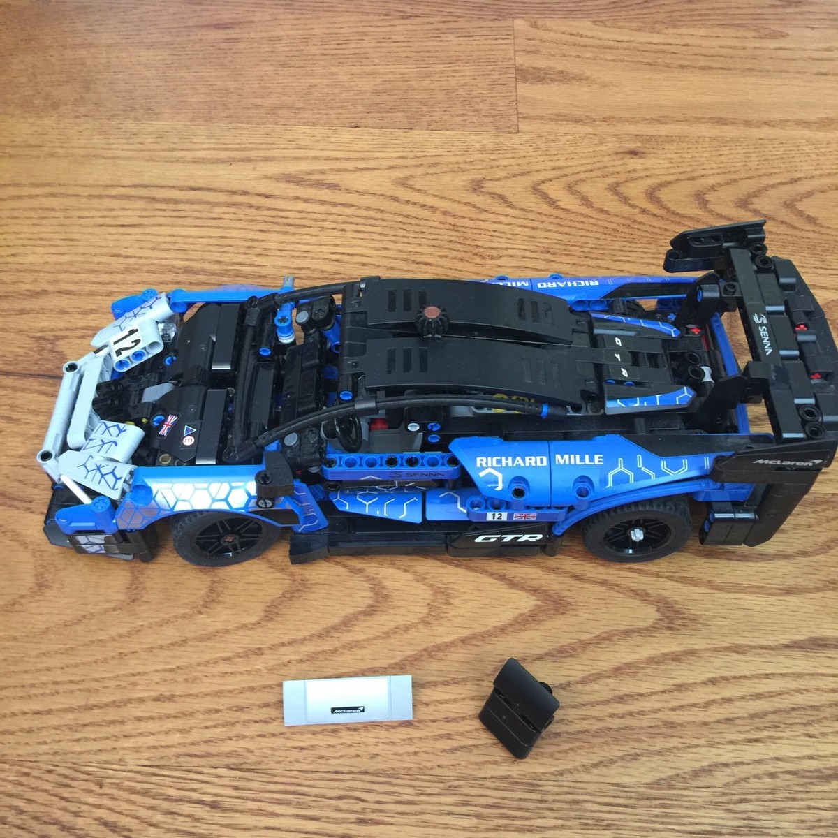 LEGO MCLAREN SENNA GTR RICHARD MILLE CAR BUILT BOOKLET 42123 LEGO MCLAREN SENNA GTR RICHARD MILLE CAR BUILT BOOKLET 42123