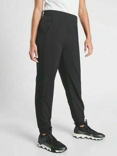 NEW Athleta Brooklyn Lined Jogger, Black, Size 4, NWT - Picture 2 of 5