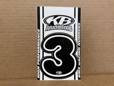 KnuckleBone Original NOS Vintage Bmx Midschool #3 Sticker GT03492