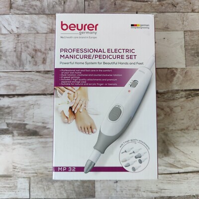 Beurer Electric Manicure/Pedicure Professional 7 in 1 Nail Drill Storage Case