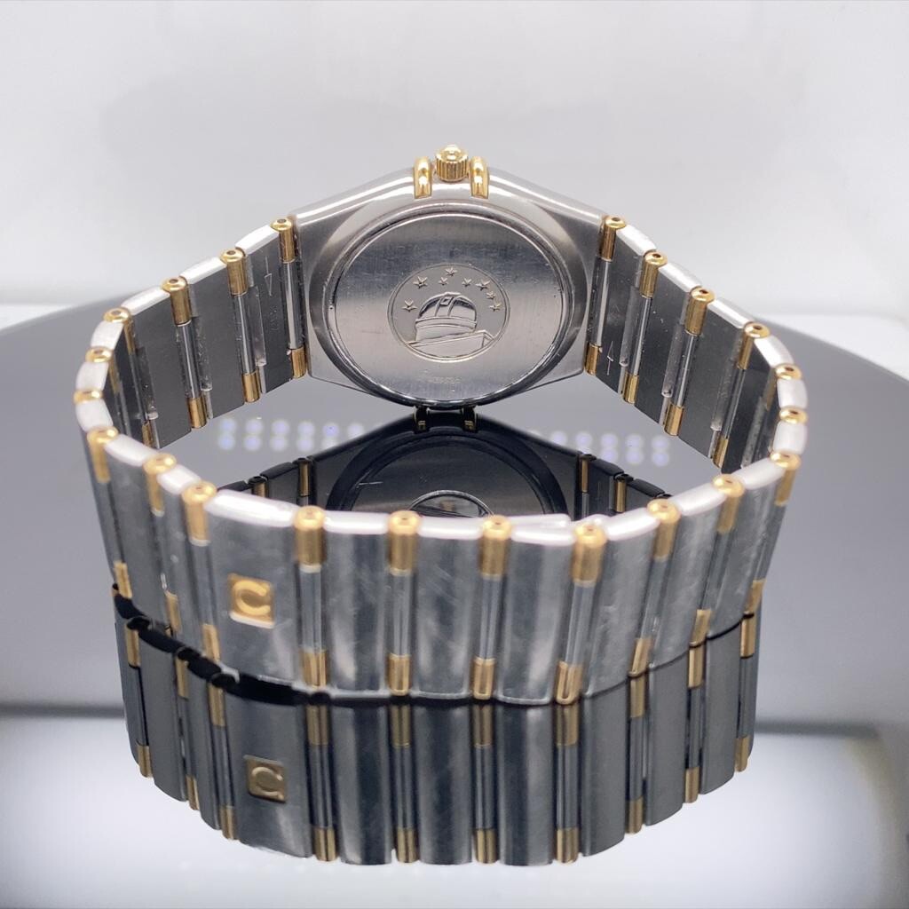 Omega Constellation Quartz 35.5mm Classic Two Tone Men's